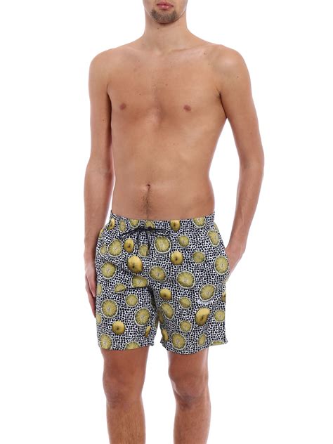 dolce gabbana lemon swimsuit|dolce gabbana swim shorts.